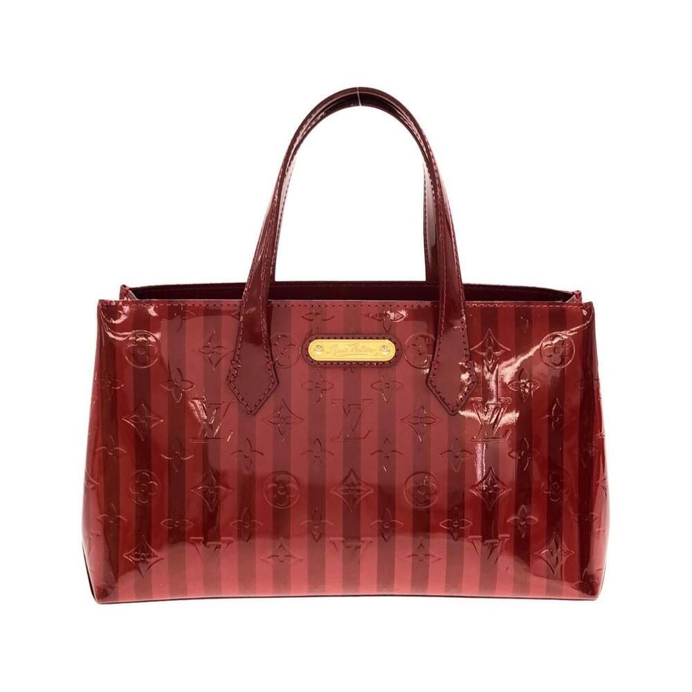 Louis Vuitton Vernis Rayures Wilshire PM M91702 Handbag